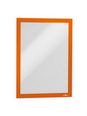 Informačný panel, A4, samolepiaca zadná strana, DURABLE "DURAFRAME®", oranžová