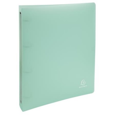 Krúžkový šanón, 4 krúžky, 40 mm, A4, EXACOMPTA, pastelovo zelený