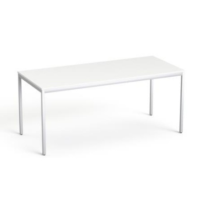 Stôl s kovovými nohami, univerzálny, 75x170 cm, MAYAH "Freedom SV-40", biela
