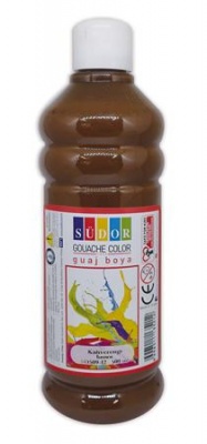 Tempera, 500 ml, Südor, hnedá