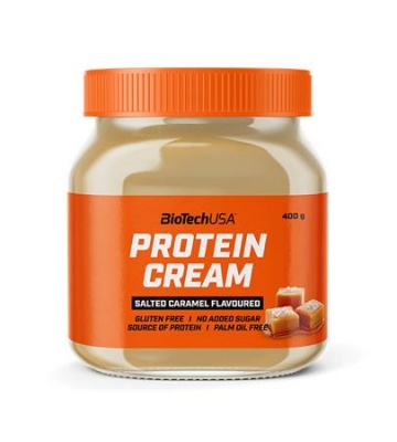 Nátierka s príchuťou slaného karamelu, BIOTECH USA "Protein Cream", 400 g