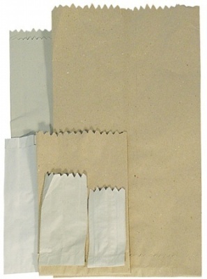Papierové vrecká na malé predmety, 0,2 kg, 1000 ks