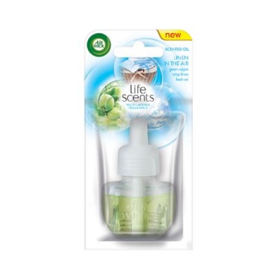 Náplň do osviežovača vzduchu, elektrická, 19 ml, AIR WICK "Life scents", Linen in the Air