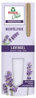 Osviežovač vzduchu, 90 ml, náhradná náplň, FROSCH „Oase“, levanduľa