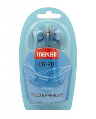 Slúchadlá, MAXELL "Ear Buds 98", modrá