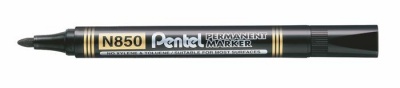 Permanentný popisovač, 1,5 mm, kužeľový hrot, PENTEL "N850", čierna