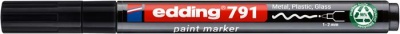 Lakový popisovač, 1-2 mm, PCR, EDDING „791“, čierny
