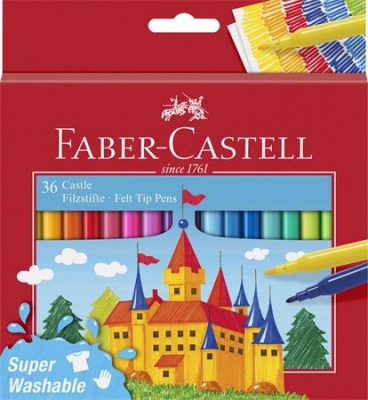 Fixky, sada, FABER-CASTELL, 36 rôznych farieb "Castle"