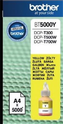 BT5000Y Náplň DCP T-300, 500W, 700W, BROTHER žltá, 5K