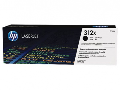 CF380X Toner pre Color LaserJet Pro MFP M476 tlačiareň, HP 312X čierna, 4,4k