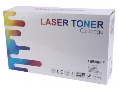 CF287A/CRG-041 Laserový toner, univerzálny, TENDER, čierna, 9k