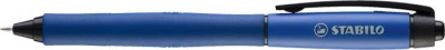 Gélové pero, 0,38 mm, stláčací mechanizmus, STABILO "Palette", modrá