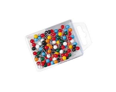 Pripináčiky, gombíkový tvar, 100 ks, WEDO