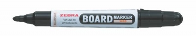 Popisovač na tabule, 2,6 mm, kužeľový hrot, ZEBRA "Board Marker", čierna