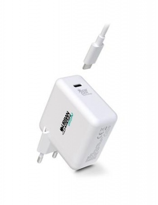 Sieťová nabíjačka, 1xUSB-C (65W), kábel USB-C na USB-C, URBAN FACTORY