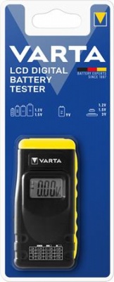Tester batérií, LCD displej, VARTA