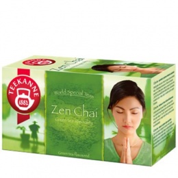 Zelený čaj, 20x1,75 g, TEEKANNE "Zen chai"