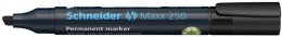 Permanentný popisovač, 2-7 mm, zrezaný hrot, SCHNEIDER "Maxx 250", čierny