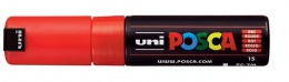 Dekoračný popisovač, 4,5-5,5 mm, UNI "Posca PC-7M", červená