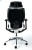Manažérska stolička, opierka hlavy, čierne čalúnenie, sieťové operadlo, hliníkový podstavec, MAYAH "Crown"