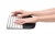 Opierka zápästia ku klávesnici, gélová, nízky profil, malý rozmer, KENSINGTON "ErgoSoft™", čierna