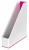 Zakladač, plastový, 73 mm, dvojfarebný, LEITZ "Wow", ružový