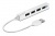 USB HUB, 4 porty, USB 2.0, SPEEDLINK "Snappy Slim" biela