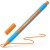 Guľôčkové pero, 0,7 mm, s vrchnákom, SCHNEIDER "Slider Edge XB", oranžové