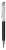 Guľôčkové pero, s bielym krištáľom SWAROVSKI®, 14 cm,  ART CRYSTELLA, čierna