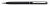 Guľôčkové pero, s bielym krištáľom SWAROVSKI®,  13 cm, ART CRYSTELLA, čierna