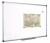 Biela tabuľa, magnetická, 45x60 cm, hliníkový rám, VICTORIA VISUAL